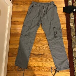 Men's Gray Cargo Pants